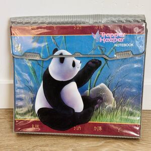 Vintage 90s Mead Trapper Keeper Binder Folders Panda Bear 1991 Complete